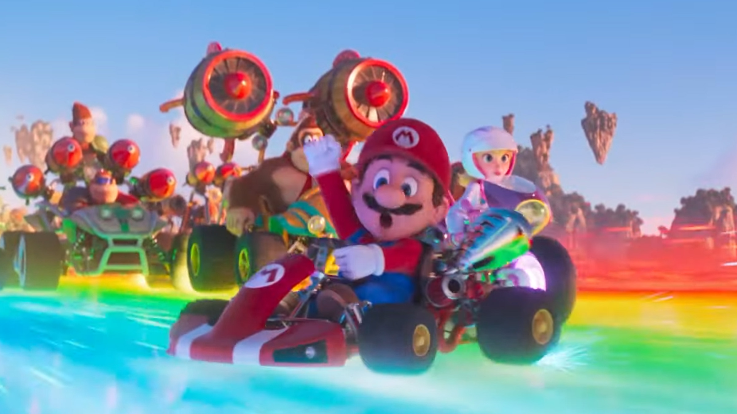Super Mario Bros. Movie Second Trailer Mario Kart