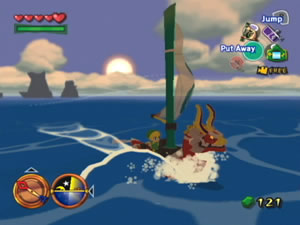 Zelda Wind Waker in Ocarina of Time Real N64 Outset Island 