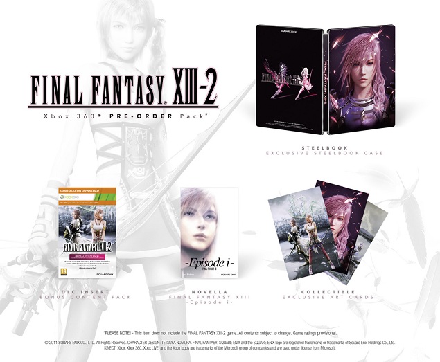 ozon definitief Baan Final Fantasy XIII-2 Pre-Order Bonuses, Crystal Edition, and Limited Edition  for Europe - GameRevolution