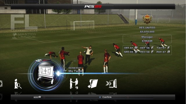 Pro Evolution Soccer 2012, Software