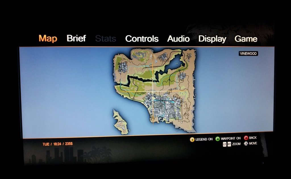 Grand Theft Auto V' Game Map Leaks Online