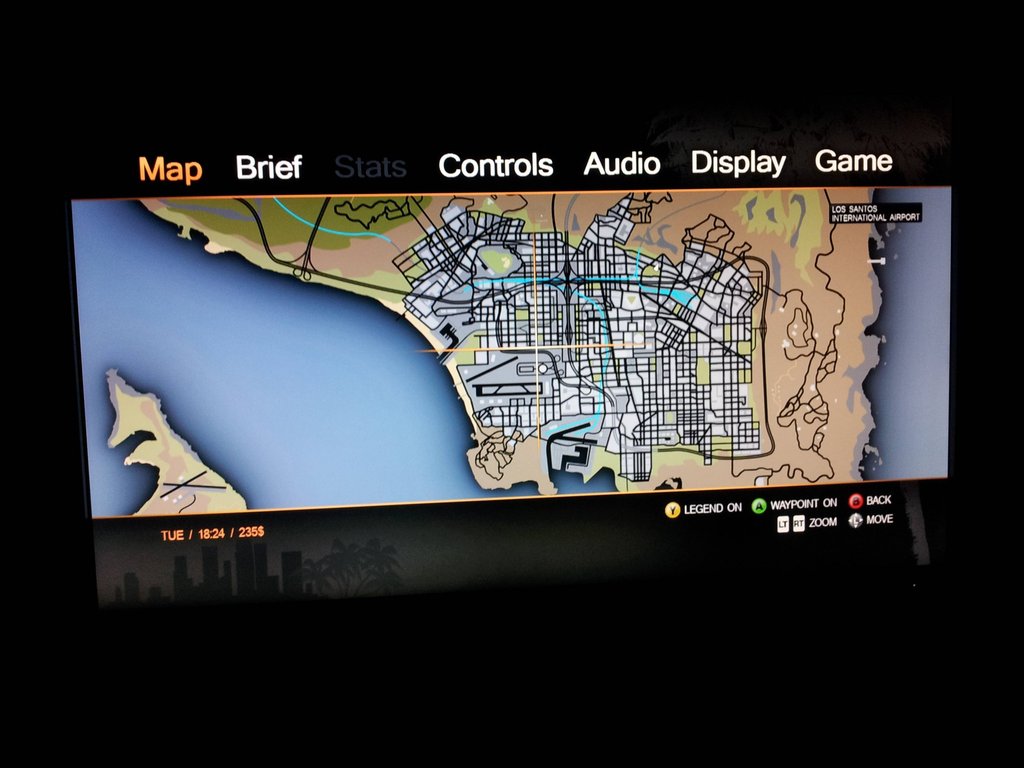 Grand theft auto 5 where is the airport on the map