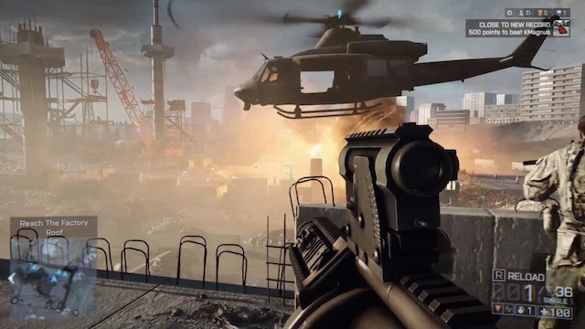 Battlefield 4 com atualização na Xbox 360
