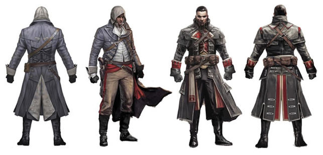 Assassin's Creed Rogue unlockable armors