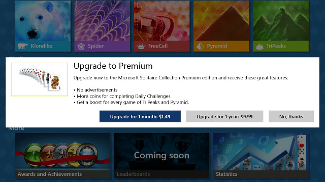 Get a free week of Microsoft Solitaire Collection Premium Edition on  Windows 10