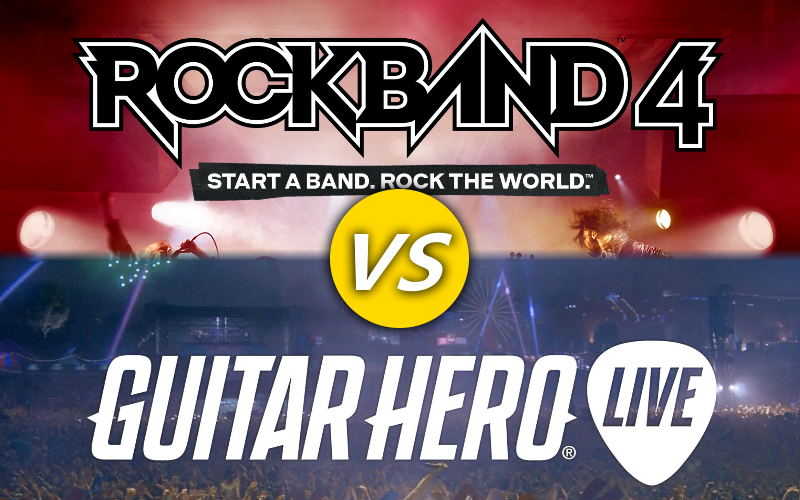 The Duel Guitar Hero Live vs. Rock Band 4 GameRevolution