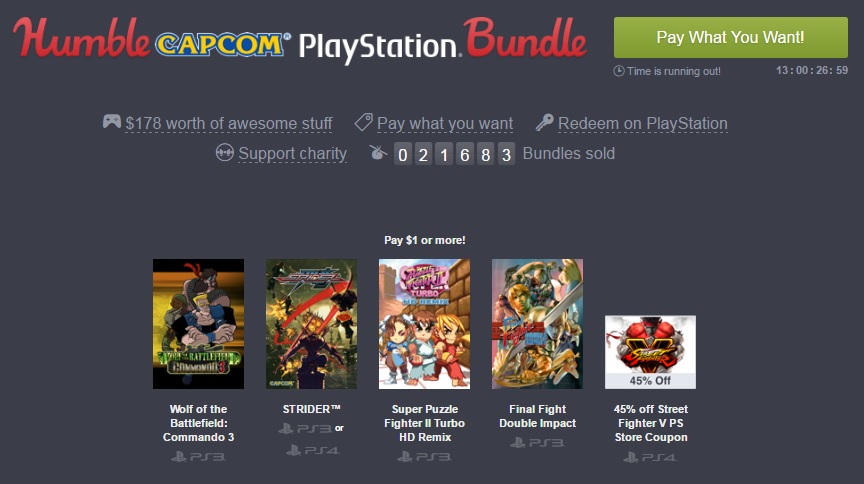 Humble Bundle comes to PlayStation for the first time with Capcom bundle