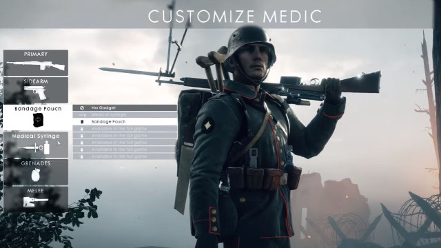 Battlefield 1 Medic Class loadouts and strategies - Rifles, Syringes,  Grenade Launchers and more