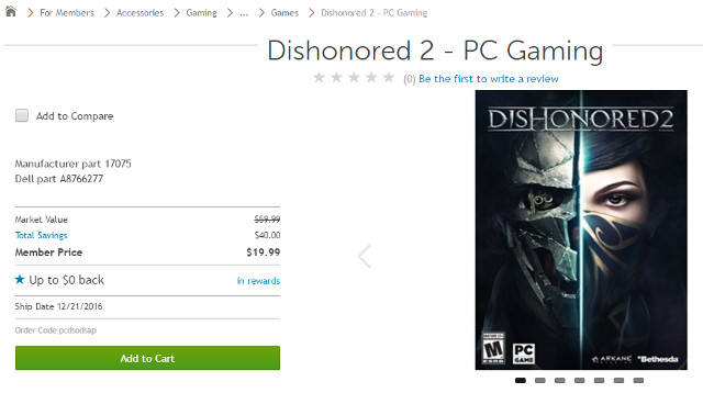 Dishonored 2 on Steam