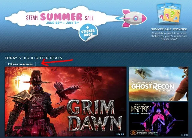 Steam's new store page boosts discovery and personalisation options