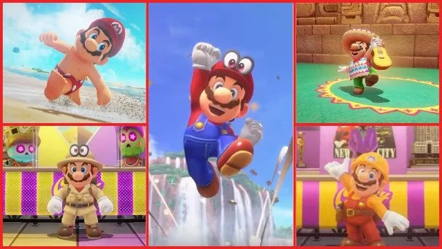 Super Mario Odyssey Costumes: All Outfit, Hats and Clothing Locations and  Prices - GameRevolution
