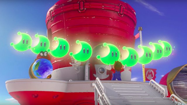 Super Mario Odyssey: Cascade Kingdom Power Moon Locations