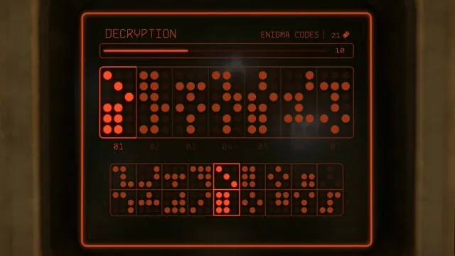 Wolfenstein 2 Enigma Code Patterns