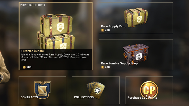 Call of Duty WW2 Buy Supply Drops
