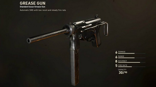 Call of Duty WW2 Grease Gun SMG