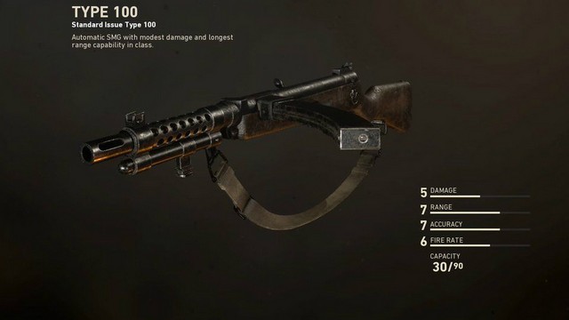 Call of Duty WW2 Type 100 SMG