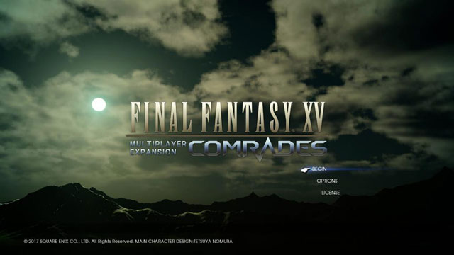 Final-Fantasy-15-Comrades-Main-Menu