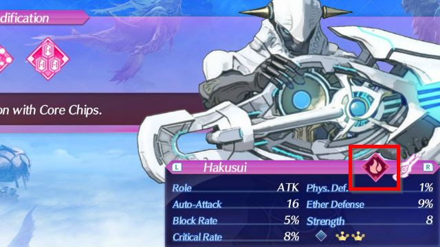 Xenoblade Chronicles 2 Blade Elements and Stats