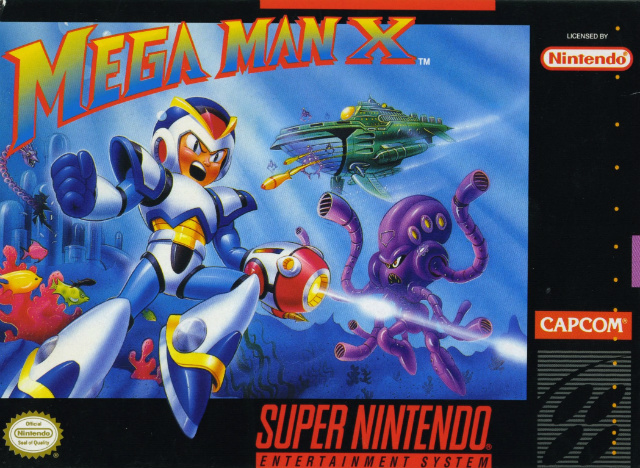 Mega Man X1 Box