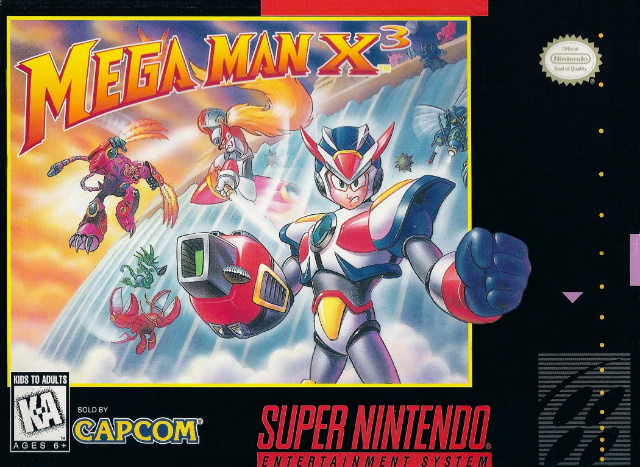 Mega Man X3 Box