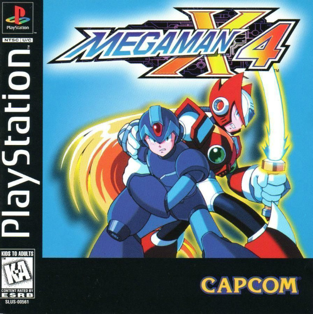 Mega Man X4 Box