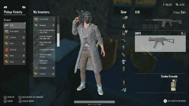 PUBG Inventory