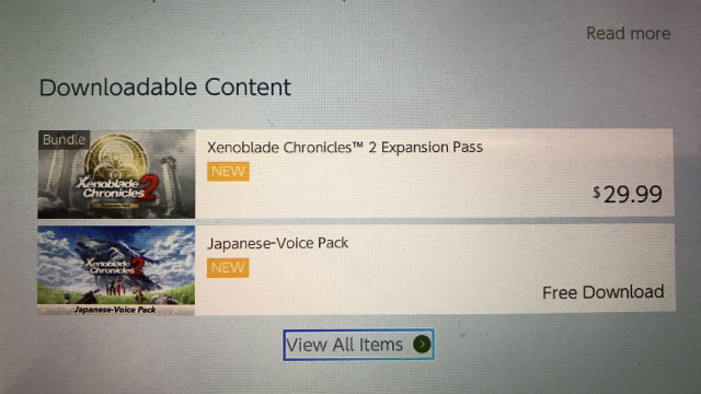 Xenoblade Chronicles 2 Japanese Voice Pack Download