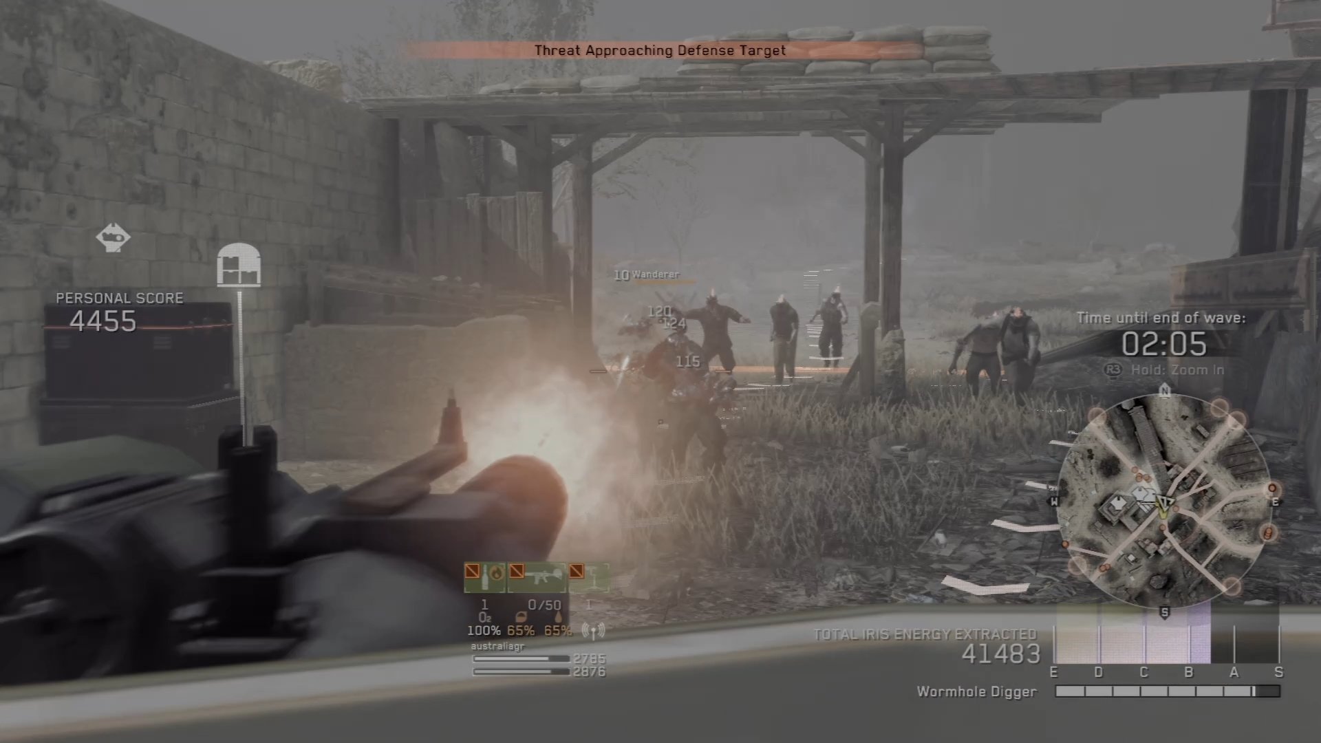 Metal Gear Survive Minigun Zombies