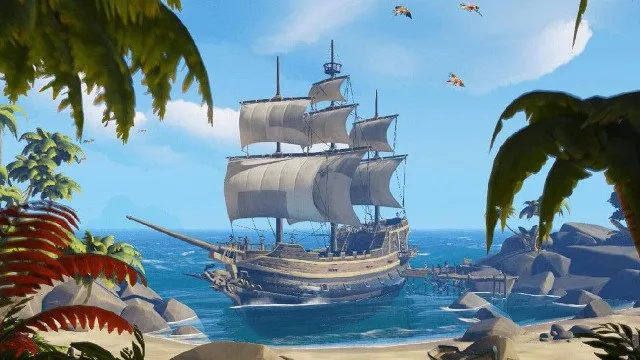 sea of thieves how to sail