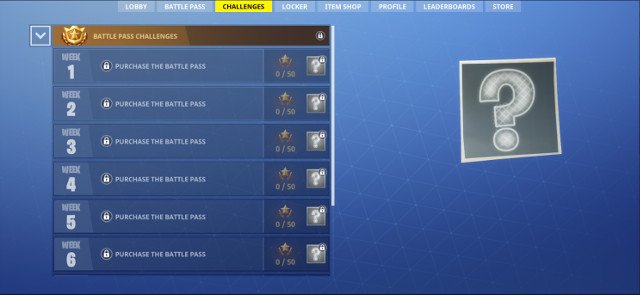 fortnite weekly challenges