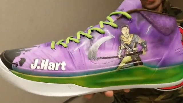 Fortnite in Sports: Josh Hart Fortnite Shoes and Soccer Goal Celebration