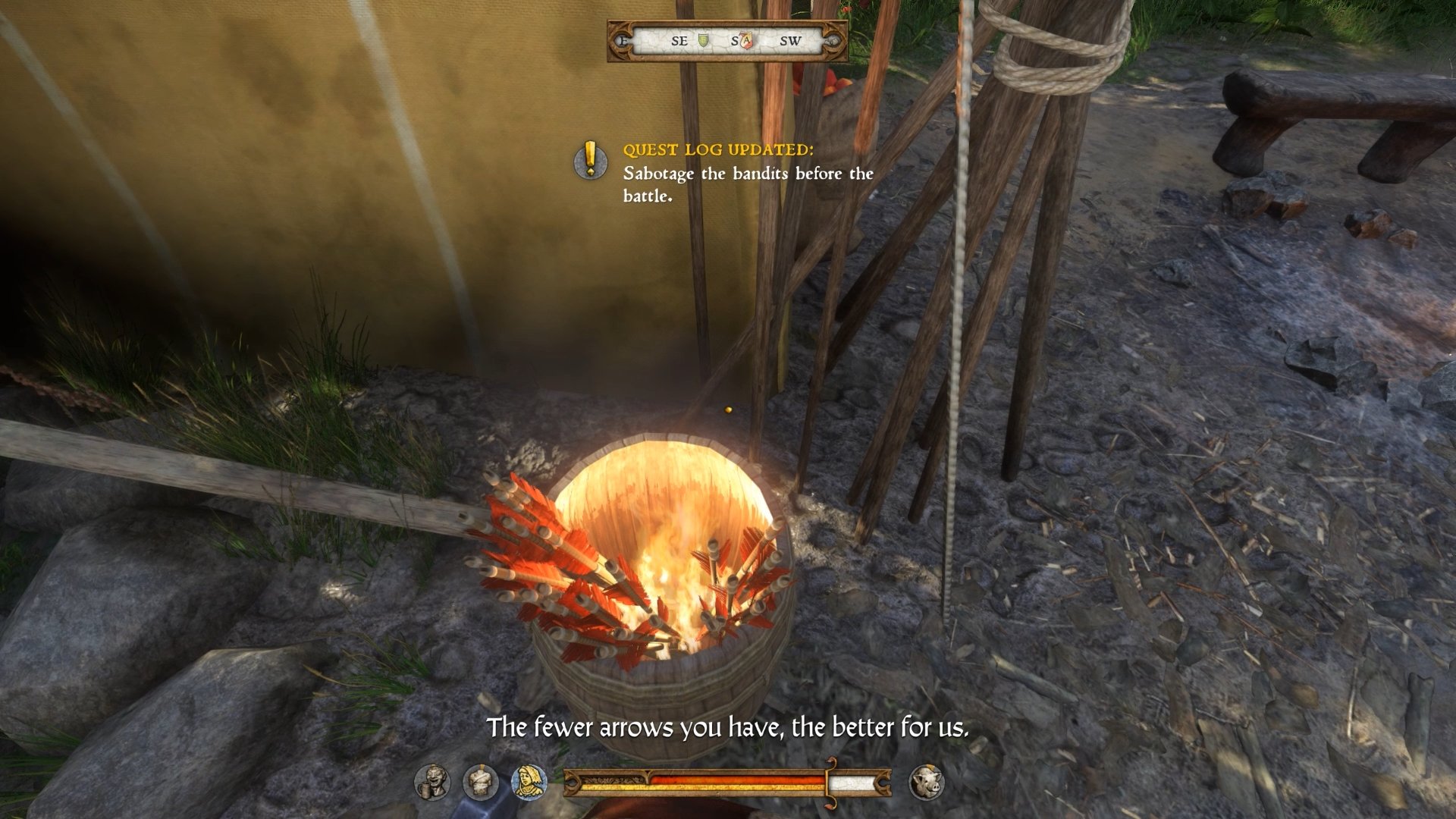 Kingdom Come Deliverance Nest of Vipers Arrow Sabotage