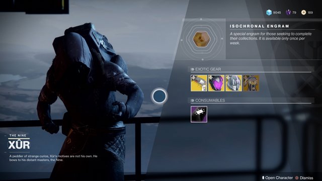 destiny 2 xur time