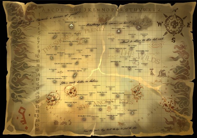 Sea of Thieves: All Legends of the Sea Locations in The Shores of Plenty  Guide - Rare Thief