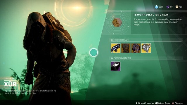 destiny 2 xur time