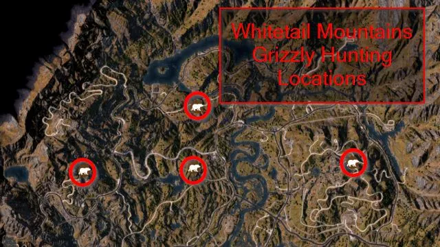 Far Cry 5 Grizzly Locations Whitetail Mountains