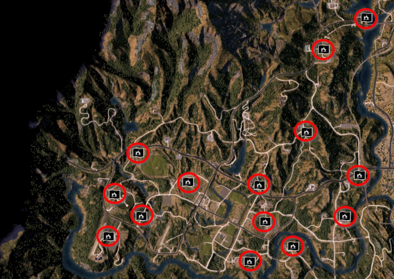 Far Cry 5 Silo Locations