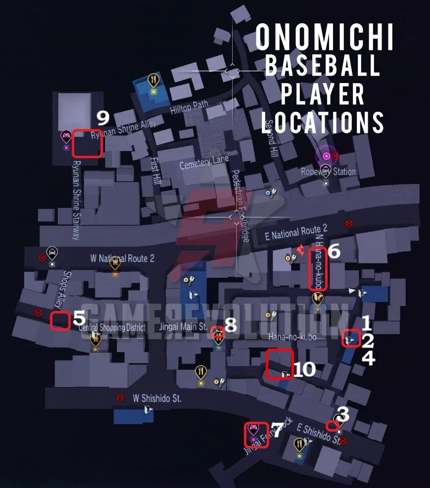 Onomichi-Baseball-Player-Locations-Map