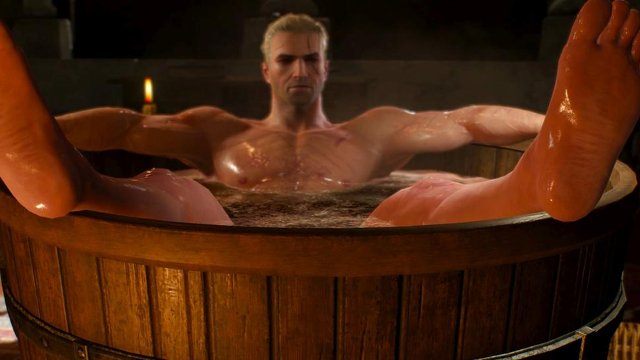 Bathtub Geralt