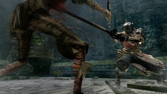 Dark Souls Remastered Review Stab