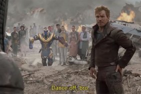 Starlord dance scene from Guardians of the Galaxy ft. Fortnite's dancing Thanos