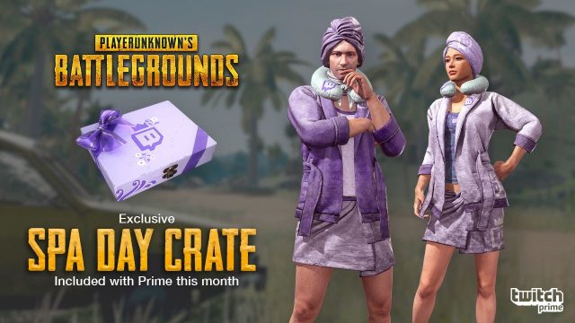 PUBG Spa Day Skins Twitch Prime