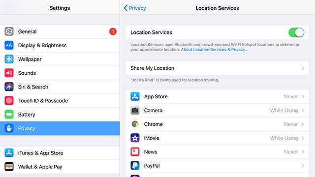 iPhone GPS not working