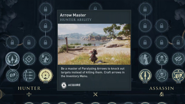 Assassin's Creed Odyssey Paralyzing Arrows