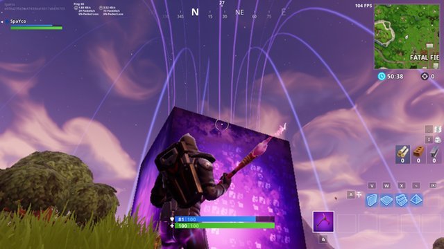 Fortnite Purple Cube