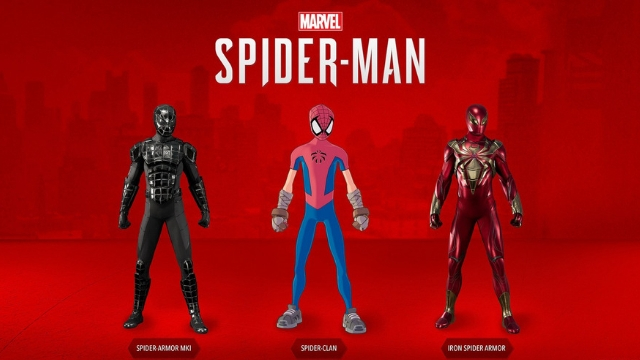 spider-man ps4 suits