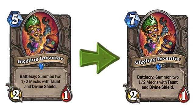 Hearthstone Update 12.3 Patch Notes Giggling Inventor