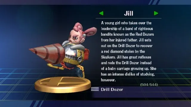 Jill Dozer Smash Bros.