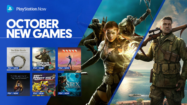 PlayStation Now October 2018