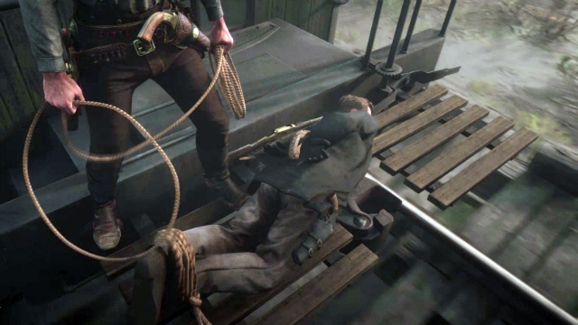 Red Dead Redemption 2 Hogtied Guard